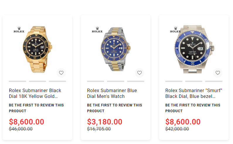 replica Rolex Submariner watches