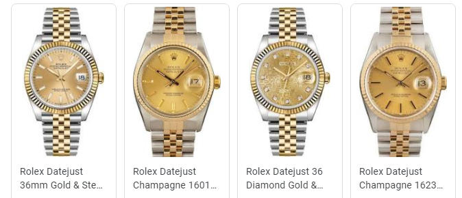 Rolex Datejust watches